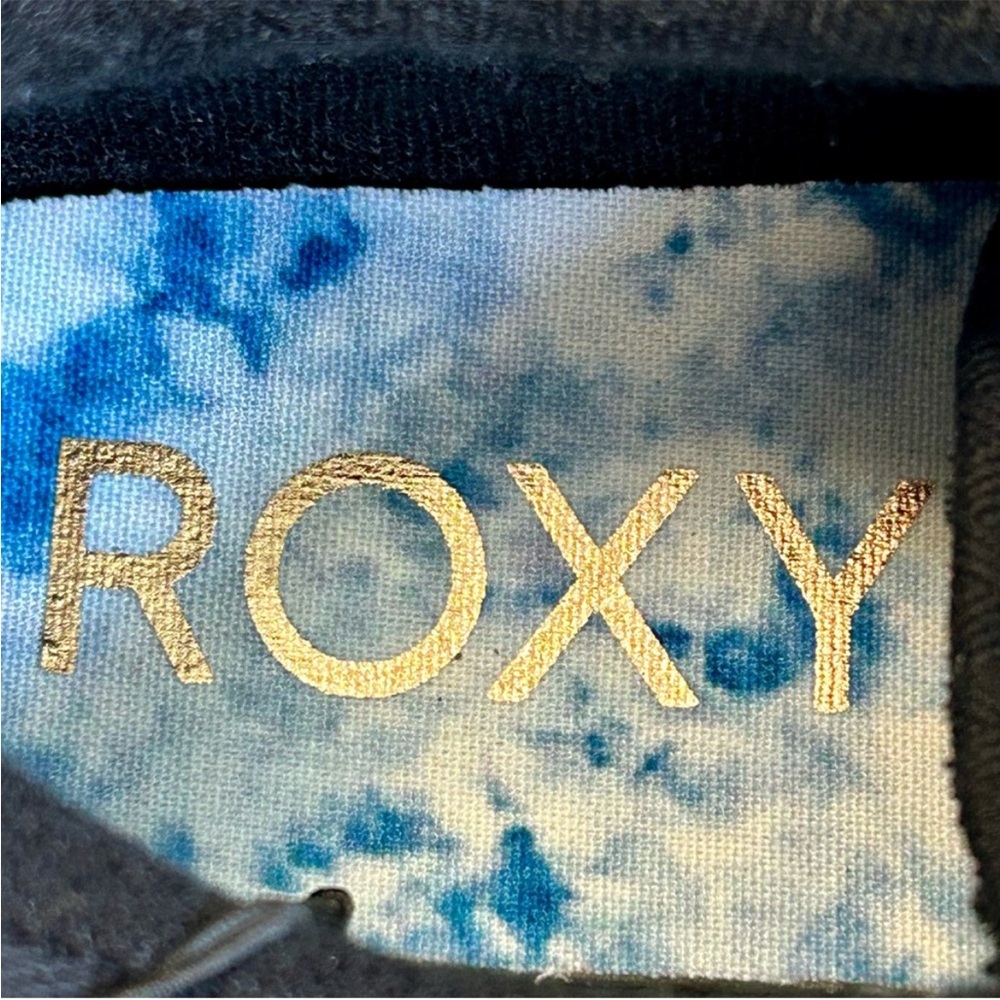 NWT! Roxy Pierview Black Canvas Lace Up Low Top Cushion Sneaker Size 9 -No Box - Picture 9 of 12